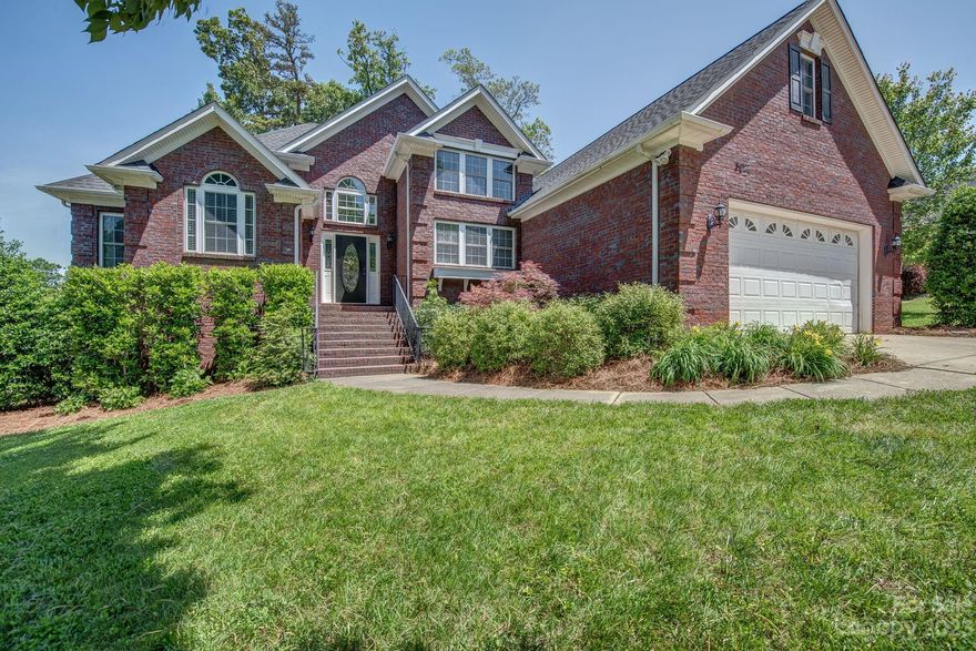 ALL BRICK! ALL BEDROOMS ON MAIN! FABULOUS YARD!  This well cared for and updated home is right at the edge of Gastonia and convenient to schools, shopping and interstate for easy commuting!  You will love the hardwoods, tall ceilings, cozy fireplace and desirable split bedroom plan.  The kitchen has granite , stainless appliances and overlooks the back deck!  The primary bedroom is large and has updated attached bath w/ double vanities, soaker tub, stand up shower, water closet and walk in closet!  2 spacious bedrooms on opposite end of home share a bathroom.  Upstairs is a bonus room perfect for home office, game room, crafting, or whatever you might need space!  Out back is a huge deck for relaxing and grilling as well as a lush landscaped oversized yard!  The home also features an HVAC system about 5 years old as well as a brand new roof - May 2023!  Move right in!!