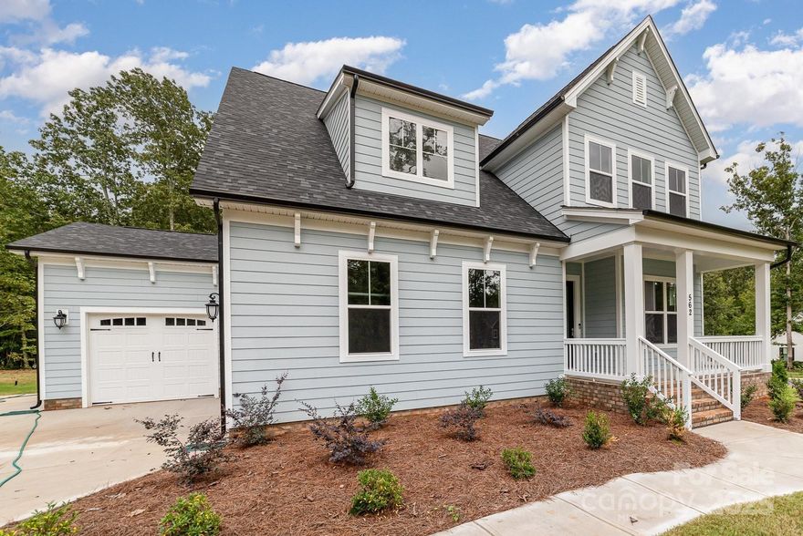 RECENT PRICE REDUCTION! MOVE-IN-READY NEW CONSTRUCTION ON OVER AN ACRE OF LAND.  Elegant, primary suite down plan, 10' ceilings down, 9' ceilings up, that includes over $40k in upgrades. Epicurean Kitchen w/floor to-ceiling cabinets, granite countertops & large island with farmhouse sink that opens to Family Room w/coffered ceiling, gas fireplace, & Dining Area opening to covered patio! Owner suite bath has tiled huge walk-in shower, double bowl vanity w/granite countertops, and large walk-in closet. Study can be used as office or formal dining. Hardwoods throughout 1st floor.  2nd floor offers spacious loft for fun. Secondary Bedrooms have walk-in closets & Bedroom 2 & 3 has Jack & Jill bath. Back on market due to buyer contingency falling through. Encapsulated and conditioned crawl space! Other homesites and plans, ranging 2800-4400 sq ft, available!