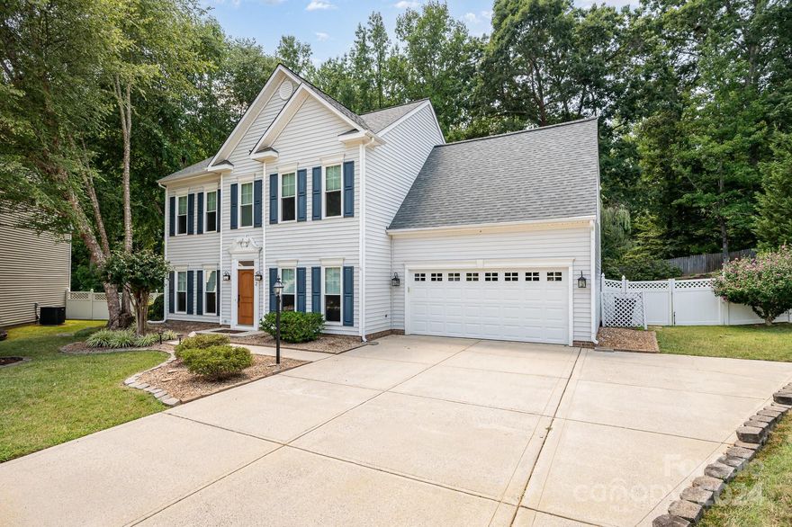 Welcome to a slice of heaven in the heart of Mooresville! This gorgeous and exceptionally well-maintained home offers 4 bedrooms, including a spacious primary suite with massive walk-in closet & sauna-like bathroom, beautifully updated and massive chef's kitchen with 42" cabinets and quartz counters, replacement windows and doors with limited lifetime warranty, and a large study that's perfect for WFH. Upstairs features large bedrooms and over-the-top amounts of closet storage space throughout. And don't miss the backyard! An outdoor enthusiast's dream, this cul-de-sac lot offers beautiful landscaping, 6' privacy fencing on all sides, storage shed, and a french drain system for worry-free enjoyment. Topping it all off is an oversized 2 car garage with built-in cabinets and hanging storage. Nothing has been overlooked in this one-of-a-kind home. Schedule your showing today!