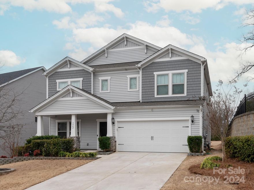 Priced reduced, bring in all offers. This meticulously maintained , hard to find house in Fort Mill is waiting for you. Very convenient to Uptown/Ballantyne. This house have everything you need and ready to occupy. Nice floor plan with guest bed room and full bath downstairs. Private office room and large living and breakfast area in main level. Gourmet kitchen with huge kitchen island , backsplash, butlers pantry, in ceiling speakers, new LVP in entire mail level. Washer, Dryer and Refrigerator included. Big Size master bedroom and bath , 3 additional bedrooms and 2 full baths, decent size loft with in ceiling speakers in upper level. It comes with solar system, Whole house water softener, RO water system, 9 ceiling fans installed, oil based epoxy and storage shelf in garage. Insulated garage door and battery backup garage door opener. Gas line in patio, EV charger and refrigerator outlet in garage, leaf guard installed to gutters, blinds installed for all windows.