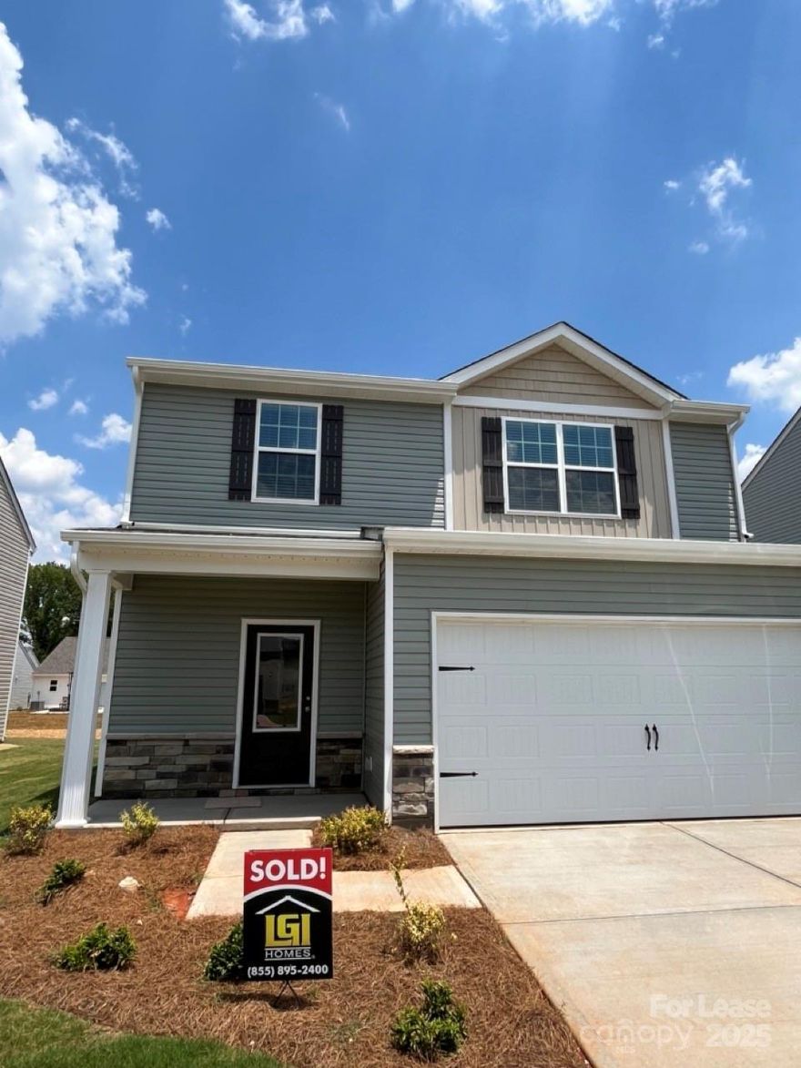 A beautiful new house that is 4 Bed 2.5 bath ready for new tenants that could call it home. House is centrally located with easy access to uptown Charlotte, or University area. House has a well layout open floor plan with front foyer, great room and kitchen downstairs. LVP flooring downstairs. Stain steel appliances. Granite counter tops. Large kitchen island. Upstairs 4BR including the primary bedroom with vaulted ceilings. Tenant is required to go through background check. Please send email address and complete name of all tenants that are 18 or more years old. Income requirement 3X the rent.