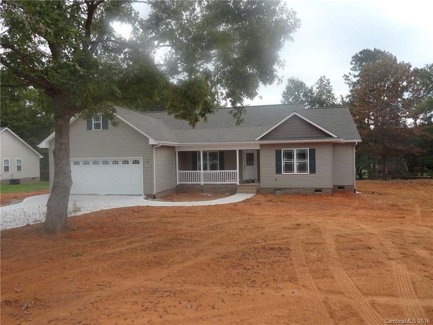 House under construction and under contract.
