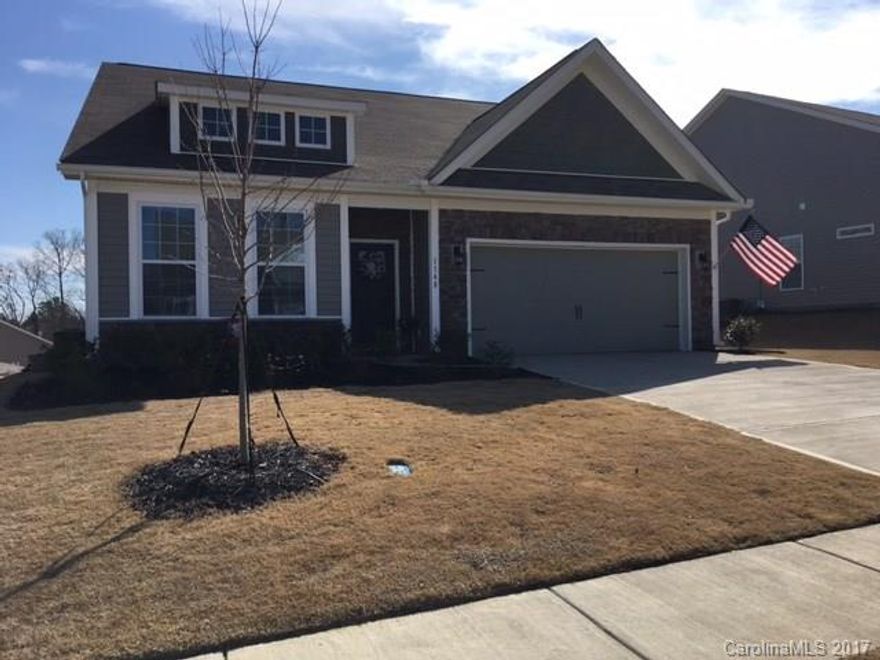 SPACIOUS AND MOVE-IN READY – this PRACTICALLY BRAND NEW home is located in desirable Timberlake Subdiv! Beautiful Marigold model boasts many upgrades thru-out! Den area at entrance can be an office. Open flr plan w/Gourmet Kit, Granite cntrtop, Dbl Oven, & BUILT-IN GAS COOKTOP! Pendant lighting over spacious Island w/bar seating & sink. Drop area w/bench box seat at entrance from garage. MB Ste w/tray ceiling, tiled shower w/glass door, huge walk in, & raised vanity. EXCELLENT CLOVER SCHOOLS!