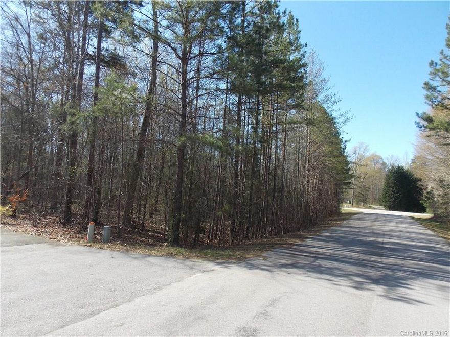 Beautiful, tranquil and wooded 1.77 acre home site.  Only 2000 sq. ft. minimum to build. The parcel is relatively flat up to 120 feet off of the road.  Then, the lot slopes downward, with the potential to construct a walk out basement home. Use your own builder and build anytime. Located in Wonderful Clover School system. Natural gas available at the lot.