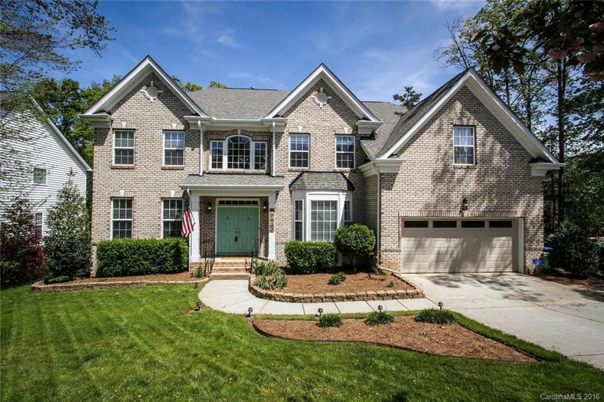 City close but country quiet,enjoy the park-like setting of this golf course community and the low Union County taxes. Over 4000sf,5 bds, and 3 full baths, there's little left to be desired.  Great open floor plan, ideal natural light, and nearly a 1/2 acre. Hardwoods throughout most the 1st--a 1st floor that includes formal/informal spaces, an oversized office, a bedroom and full bath. 2nd level has 4 more bds, an enormous game room, and the master includes a sitting room and 3 walk-in closets.
