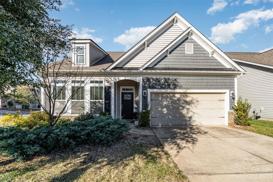 This is the ONE you have been waiting for!! DR Horton's impressive Azalea Elevation E floorplan which has three, yes three, bedrooms on the main floor! Entertain your friends with a massive kitchen island that leads to the outside paver patio with a firepit overlooking the woods. This end lot comes with maximum privacy of not having another home behind it. Master retreat is on the main floor with a spacious walk-in shower and oversized walk-in closet. Upper level included a bedroom, full bathroom and loft space that is great as a play area or set-up as an office. The location is incredibly convenient to the Charlotte Outlet Mall and restaurants. This home won't last! Don't miss this exceptional opportunity to make it your forever home!