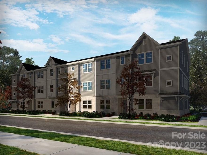 Brand new, energy-efficient home available by Mar 2023! Relax in the primary suite complete with private ensuite. On the second floor, the kitchen island anchors the open-concept space. Linen cabinets, smoky grey granite countertops, grey cool-tone EVP) flooring, textured carpet in our Cool package. The Heights Series at City Park brings a series of well-designed three-story townhomes to the Charlotte Coliseum District. Enjoy convenient lifestyle and location with access to the Charlotte Regional Farmers Market and a host of dining options just outside your front door. Nearby golf courses and Renaissance Park offer plenty of outdoor entertainment while easy access to I-485 and I-77 provides proximity to employment centers and Uptown.  Each of our homes is built with innovative, energy-efficient features designed to help you enjoy more savings, better health, real comfort and peace of mind.