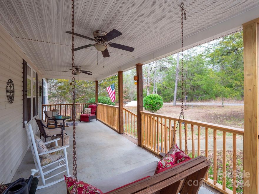 Motivated seller!! 41K of potential instant equity!! Appraised for $440,000!! Discover your dream home on 2.15 acres, complete with a delightful separate apartment/g-suite! This 3-bedroom, 2-bathroom residence has an oversized
front porch. Step inside to a living space where warmth meets elegance, highlighted by a fireplace that gracefully complements the dining area. Outside to the expansive back deck, ideal for gatherings or serene moments alone,
complemented by multi-level entertaining areas including a firepit, and an inviting above-ground pool that offers a tranquil view of your secluded yard. Separate Workshop with A/C and Garden shed. The 635 sqft guest suite has a full kitchen, washer/dryer, and a complete bathroom featuring a shower, vanity, and toilet. Offering a private entrance, this space is perfectly suited for a home office or a cozy guest retreat. Located just moments from the bustling shops and eateries of York, Enjoy the country lifestyle!