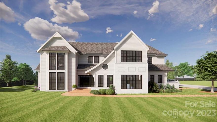 Custom designed home that is modern in style and practical in flow. Thoughtfully designed with a gracious living room that opens to the covered rear porch, perfect for entertaining. The well appointed kitchen is adjacent to the scullery for extra prep and storage room. The primary suite is conveniently located on the main floor. Upstairs you will find the additional 4 bedrooms, dedicated office space and an upstairs lounge. Build by Halley Douglas with an estimated completion date of 12/23.