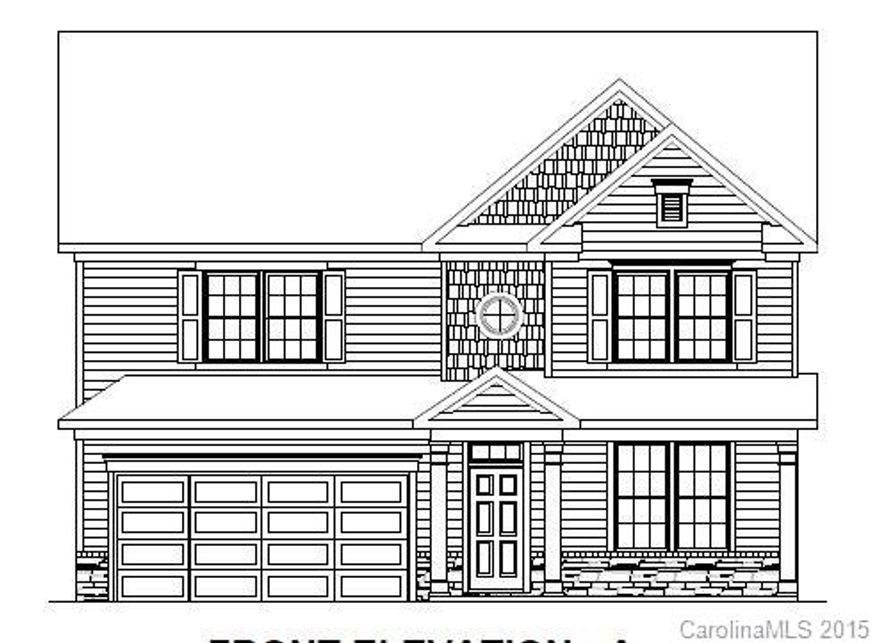 Hampshire plan with gourmet kitchen, double ovens, granite, hardwoods, metal spindles on staircase.