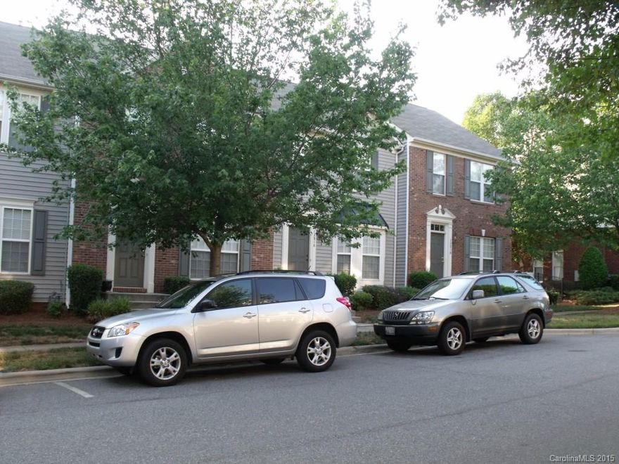 Great Location close to shopping, medical, schools. Easy access to highways for commuters.Beautiful 3 level home in Rosedale. Convenient to Publics, Starbucks & Novant Hospital. Lower level finished flex space plus 1/2 bath & laundry. Main level has Living Room, Dining Room, Kitchen, 1/2 bath. Upper level has Master bedroom suite has tray ceiling and double vanities in full bathroom, plus 2 Bedrooms and another full Bathroom. Attached garage and parking in rear of the home.