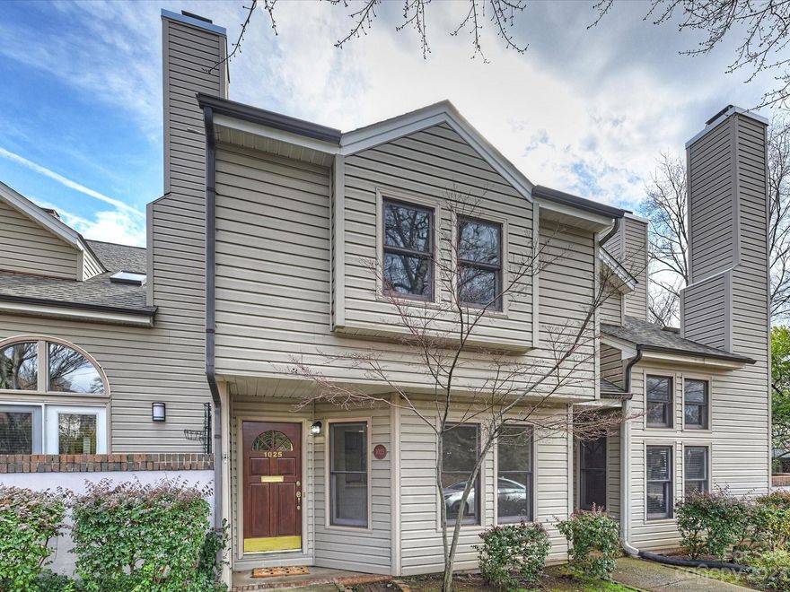 Charming completely updated condo in the heart of Dilworth. Kitchen remodel includes new cabinets, countertops, appliances, and lighting. Hardwood floors refinished and unit freshly painted throughout. Both bathrooms remodeled with new vanities, lighting, toilets, LVT flooring and shower.  Two story living room includes updated fireplace with new mantle. New lighting and ceiling fans from Modern Lighting. Ductwork cleaned and new floor registers installed. Vapor barrier replaced in the crawlspace. Enclosed back patio. Refinished front door. Two assigned parking spaces in the adjacent lot along with street parking out front. This 8 unit complex is convenient to uptown, parks and greenways, restaurants, shopping, hospitals and historic Dilworth. Spacious rooms, functional floor plan and move in ready.