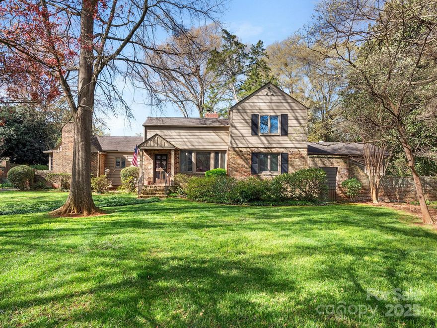 Welcome to 1950 Overhill Road, where you are surrounded by a rare blend of tree lined streets, old city charm and unbeatable convenience.  This highly sought-after neighborhood is located just minutes from SouthPark, Uptown, Freedom Park and is centrally located within Charlotte. Amazing opportunity to build your dream home or renovate this classic home.