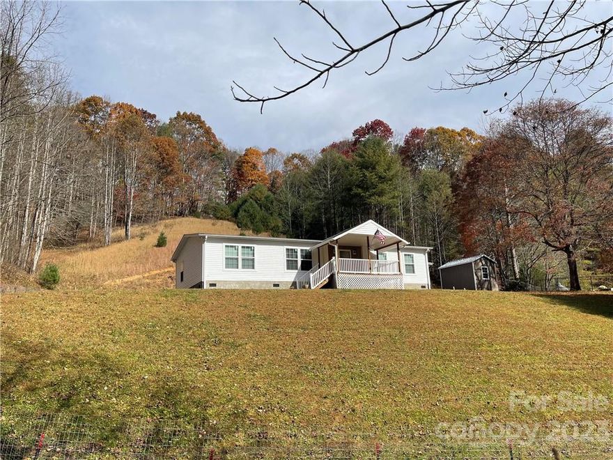 REDUCED over 20K ! !  THIS IS THE HOME YOU HAVE BEEN LOOKING FOR! Basically BRAND NEW! This home has only been used by the owner for weekend getaways! Views are incredible , with a peaceful private setting. Just off a state maintained road and very accessible. This home comes fully furnished , less a few items. This property has been reduced and is priced to sell. A must see. Home is set with a 2 bedroom septic, but has an additional room which could be used as a craft room or office . Spoke with the gentleman who put the septic in and he said it shouldn't be anymore than $2500 to add a line and make this a 3 bedroom