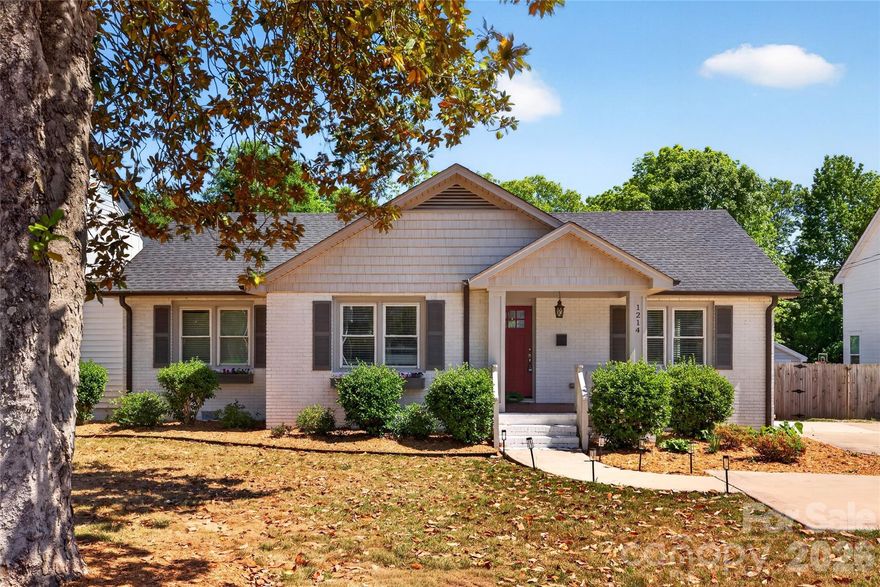 Beautifully renovated 3 bedroom, 3 full bathroom home offering the perfect blend of timeless charm and elevated modern design. From the painted brick exterior and welcoming front porch to the stunning open-concept interior, every detail has been thoughtfully curated. Features include hardwood floors throughout, abundant natural light, spacious living areas, and a designer kitchen complete with quartz countertops, custom cabinetry, and an oversized island ideal for entertaining. The luxurious primary suite offers dual walk-in closets and a spa-inspired bath featuring a large walk-in shower. Situated on nearly half an acre, this turnkey property offers plenty of space for outdoor living, future expansion, or customization to fit your vision. Located in one of Charlotte’s most established and sought-after neighborhoods, enjoy being within walking distance to Cotswold Village Shops and just minutes from Uptown Charlotte, shopping, dining, and everyday conveniences. Detached garage and storage shed to convey in as-is condition and check out the schools!