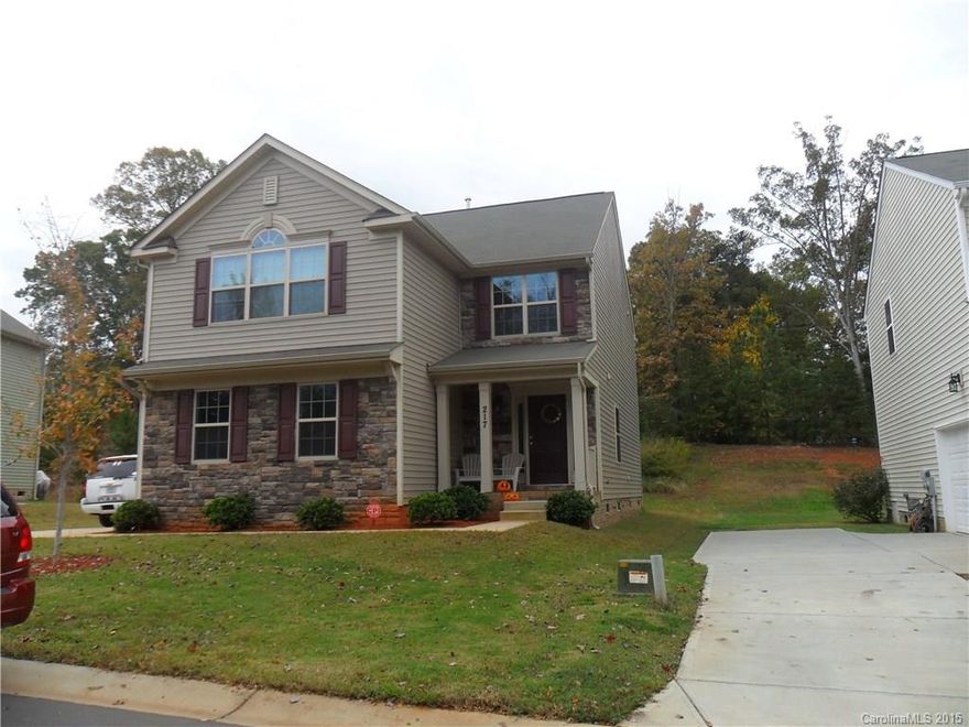 Just like brand new.  Beautiful 2 story home with the craftsman style.  Huge living room and kitchen.  Side load garage with crawl space.  Upgraded master bath, flooring, interior and exterior trim.   Large master bedroom and bath.  Private backyard.  Still has builder warranties on the home.