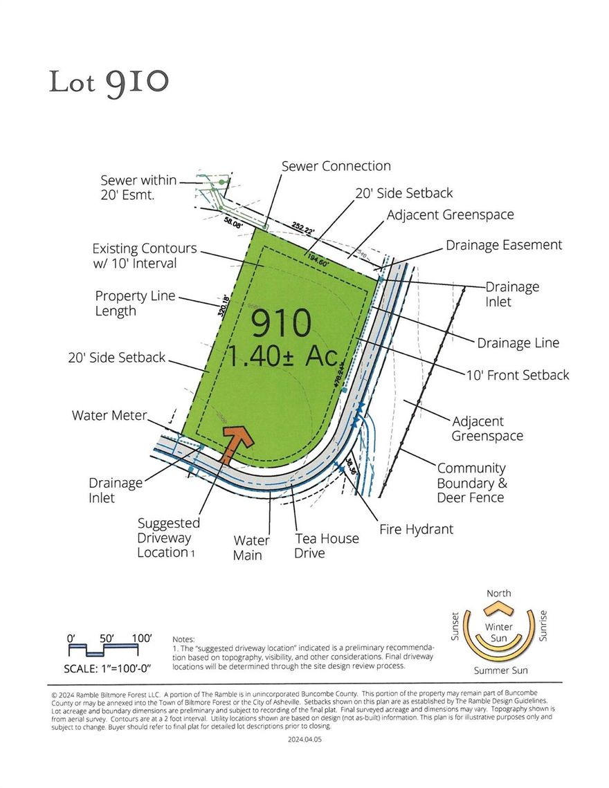 Perched along Ducker Mountain's ridge, the long-awaited Tea House homesites from The Ramble are now being released. With an ideal balance of nature, community, and location, these special properties offer quiet luxury near the heart of Asheville. With possible views of Little Pisgah, Couch and Rich Mountain, and/or Downtown Asheville, Sentinel stands watch over the moving topography of Western North Carolina. Its elevation from Tea House Drive, along with its gentle slope to the rear, invites you to build your dream home on an inspiring backdrop of forest and skies. Property taxed TBD.
