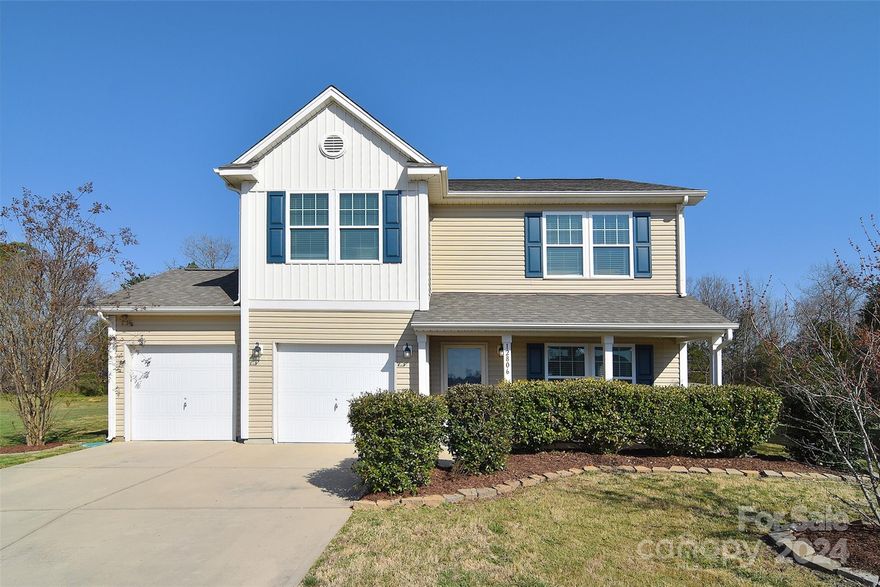 This beautiful 3-bedroom, 2.5 bath Midland home is on a large wooded, cul-de-sac lot.  The great room connects to the kitchen with granite countertops and lots of cabinetry.  Main floor also has a nice flex space (can be used as office, den, formal dining area – use your imagination!) and a half bath.  The primary bedroom with ensuite bath is up, along with a loft area and two additional bedrooms. Home is .2 miles from Rob Wallace Park, which has a boardwalk, fishing pond, mountain and biking trails, a playground and public areas (for more information, go to https://www.cabarruscounty.us/Parks/Rob-Wallace-Park). This home has no carpet and has been lovingly cared for!  Eligible for USDA financing.