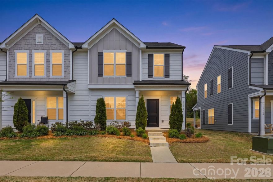 Welcome home to a stunning 2021-built end-unit townhouse in the sought-after Pringle Towns community. Thanks to its premium corner location, this 3-bedroom, 2.5 bathroom home is bathed in natural light and features a spacious, open-concept layout perfect for modern living.
The heart of the home is a gourmet kitchen complete with quartz countertops, stainless steel appliances, and a large island that flows effortlessly into the bright living and dining areas. Upstairs, you’ll find generously sized bedrooms, including a luxurious primary suite elevated by tray ceilings. The ensuite bath feels like a spa with its dual vanity and large frameless shower.
Thoughtful details abound, from the convenient upstairs laundry to 1 car garage. Enjoy a low-maintenance lifestyle where the HOA covers exterior upkeep, cable, and internet. Located just minutes from the Charlotte Premium Outlets, Top Golf, and I-485, this home offers unbeatable convenience. 

COME SEE IT TODAY!!!!