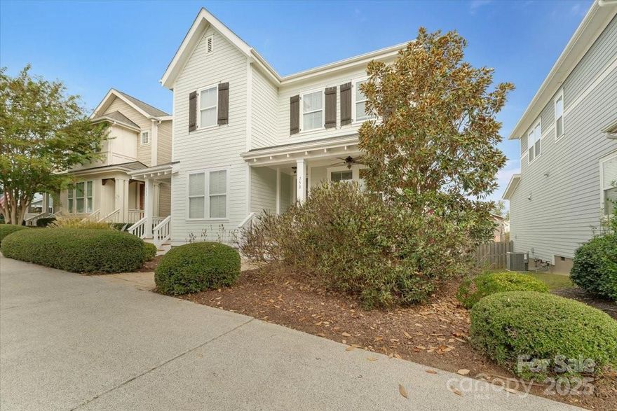 Embrace the best of Riverwalk living in this beautifully updated Craftsman-style townhome, ideally located in one of Rock Hill’s most active and amenity-filled communities. With a welcoming rocking-chair front porch and sun-drenched hardwood floors, this home blends comfort and style at every turn. Step out your front door and you’re just moments away from miles of scenic walking trails, the exciting BMX park, and direct river access for kayaking, paddle boarding, or leisurely floating down the Catawba. Outdoor adventure, convenient shopping, popular dining, and dynamic event venues are all just steps away, making every day feel like a getaway.

Inside, enjoy hardwood flooring throughout the main level, a flexible home office space, and abundant natural light from large windows. The open kitchen stands out with a center island, granite countertops, stainless steel appliances, a gas stove, stylish tile backsplash, two pantries, and a cozy built-in window seat—ideal for daily living and entertaining. A convenient half bath completes the main floor.

Upstairs, you’ll find three bedrooms, two full baths, and a dedicated laundry room. The primary suite features a walk-in closet and a private bath for your own retreat. Step outside to your newly rebuilt Trex deck for relaxing evenings, or start your day with coffee on the inviting front porch—here, incredible amenities and riverfront living come together in a move-in-ready home.