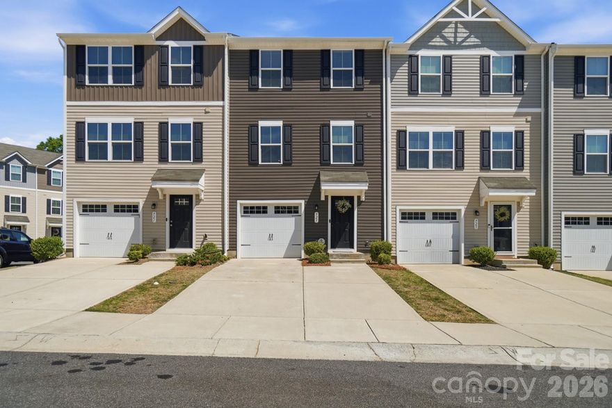 Conveniently located 3 bedroom townhome in Fort Mill’s Glynwood Forest. Freshly painted in alabaster white, the home is ready for new owners. The main level features an open floor plan with a kitchen that flows into the dining area and spacious living room. The upper level has the primary bedroom with an ensuite bathroom and walk-in closet. Two additional bedrooms share a second full bathroom. There is plenty of parking space in the one-car garage and double wide driveway. A flex space on the lower level is a great area to use a home office, gym, living space, or extra storage space. A privacy fence surrounds the backyard, offering the perfect spot to relax and enjoy the outdoors. Top-rated Fort Mill schools. Easy access to I-77, Charlotte, and many local shops and restaurants.