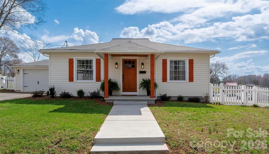 Here's the "411" on W Sycamore Street! This move-in ready Bungalow has been tastefully remodeled from top to bottom: New roof 2023, new HVAC 2025, new water heater 2025, new Vinyl siding, new LVP flooring & new paint throughout the entire house. The thoughtful, full kitchen, bathroom & bedroom renovations showcase fresh modern fixtures (All new lighting & ceiling fans with contemporary finishes), appliances (lookin' at you, stainless steel sink, faucet, dishwasher, range with built in Air Fryer & sleek vent hood) & conveniences (dual sinks, shower inlay with shelving niches), while timeless touches still remain (original front door, repurposed pantry door, casings & moldings). This quaint charmer is nestled in the heart of Lincolnton, just up the street from Downtown's Court Square & Main Street, featuring popular shops, restaurants, boutiques, City Hall, Citizen Center, Public Library & Farmer's Market! The perfect location to enjoy the annual Apple Festival, Live After Five, Art Crawl, and Food, Wine & Brewfest! What more could you ask for? How about a Detached 1 car (powered) garage, connected through an adorable breezeway, complete with a white picket fence?! Don't delay, schedule your showing today! Natural Gas connected to the Property!