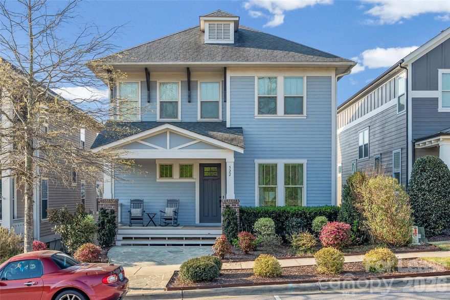 Welcome to this beautifully maintained 3-bedroom, 3-bath fully furnished rental located in the highly sought-after Riverwalk community in Rock Hill, SC. This move-in-ready home offers the perfect blend of comfort, style, and convenience with a minimum 6-month lease option.

Step inside to find soaring ceilings and tall door frames that create an open, airy feel throughout the home. Thoughtfully furnished and impeccably kept, every space is designed for both relaxation and functionality. The fully stocked kitchen comes complete with all essential cookware, making it easy to settle in from day one.

Enjoy the flexibility of a dedicated home office space—perfect for remote work or study. Start your mornings peacefully on the screened-in patio, or unwind in the evenings on the charming front porch rocking chairs while taking in beautiful sunset views.

Located in one of Rock Hill’s most desirable communities, residents enjoy access to scenic trails, nearby dining, and a vibrant neighborhood atmosphere. This home offers a rare opportunity for a seamless, comfortable living experience in an unbeatable location.