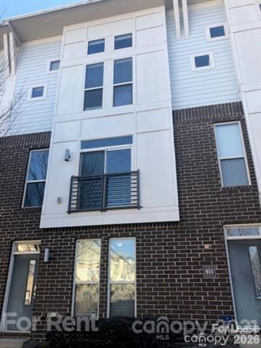 Prime Steel Gardens Location! Conveniently located near the Arts District/NoDa, light rail, and all the dining, shopping, and entertainment this vibrant community has to offer.

This 3-bedroom, 2.5-bath townhome offers a functional layout. The primary suite is located on the second floor and features a spacious bathroom, while two additional bedrooms on the third floor share a full bath—ideal for roommates or guests seeking privacy. Washer and dryer are included.