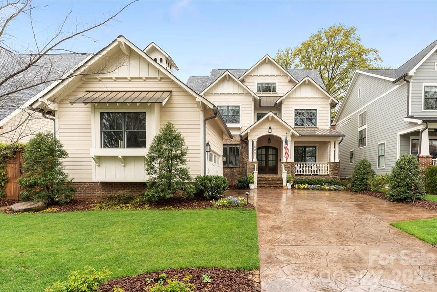 Discover an unparalleled opportunity in the heart of Dilworth—TWO individual luxury residences presented together to create one remarkable estate. Each home showcases its own architectural character and modern design, joined by a spectacular resort-inspired backyard that unites the properties into a seamless private sanctuary in one of Charlotte’s most coveted neighborhoods. Perfect for multigenerational living or hosting guests in complete privacy, 500 and 504 Atherton Street share an extraordinary backyard oasis that transforms both properties into a singular private resort of style, comfort, and connection.

The stunning primary home at 500 Atherton balances luxurious sophistication with livability through an open, flowing layout and meticulous craftsmanship across three levels. The welcoming foyer leads to an elegant office and formal dining room. The gourmet kitchen is a chef’s dream, featuring a grand butcher block island, quartz countertops, Thermador appliances, and a large butler’s pantry seamlessly connected to the great room and casual dining area beneath 10-foot ceilings. The primary suite showcases a tongue and groove vaulted ceiling with decorative wooden beams and a spa-inspired en suite complete with a soaking tub, glass-enclosed shower, and generous custom closet. Across the three levels, the home offers six total bedrooms and four full bathrooms, with thoughtful drop zones enhancing everyday functionality. The expansive third-floor loft, complete with its own full en suite, can easily serve as an additional bedroom, media space, or private retreat. Enjoy extensive beautiful millwork and hardwood floors throughout and multiple covered porches, both front and rear, provide effortless indoor–outdoor living. An oversized two-car garage with epoxy flooring in 500 Atherton, Control4 smart home system, 25KW whole-house generator, and an abundance of custom storage complete this refined residence. 

Completed in 2020, the residence at 504 Atherton Street stands on its own as a beautifully crafted bespoke home. The heart of the home is a stunning cathedral-ceiling kitchen with a large quartz and butcher block island, hammered copper farmhouse sink, white subway tile backsplash, and Thermador appliances, all designed to impress both everyday cooks and avid entertainers. A main-level laundry adds convenience, while the expansive, airy loft with a well-appointed kitchenette and bar area creates a flexible upper-level living space. Two bedrooms, each with its own en suite bathroom, provide comfort and privacy, and the fully climate-controlled FIVE-car garage, complete with woodworking station and separate glass garage door that opens directly into the shared backyard haven, makes this home as functional as it is luxurious.

A true entertainer’s paradise, the outdoor sanctuary connects the two homes with seamless luxury. The centerpiece is the infinity-edge pool with waterfall feature, sun ledge, and integrated hot tub, surrounded by multiple covered patios, fireplaces, and lounging spaces. The pool house with full bathroom and grand pavilion host a fully equipped Danver outdoor kitchen with high-end grilling, smoking, Evo and Gaucho cooking stations, while overhead heaters and ceiling fans make it the year-round destination for gatherings of any scale. 

Lush, professionally designed landscaping blends turf and natural grass, creating a serene yet low-maintenance retreat that feels worlds away—yet just moments from the vibrant energy of South End and Uptown Charlotte’s dining, shopping, and entertainment. 

500 & 504 Atherton Street—Luxury Redefined. Privacy. Presence. Perfection.

Proof of funds or a pre-approval letter is required prior to scheduling any showings.