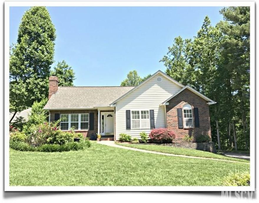 Beautiful home on cul-de-sac in Hickory with 3 bedrooms, 2 bathrooms and a finished basement. This home has a wonderful open floor-plan with hardwood floors on the main living area and master bedroom. The master bedroom actually has 2 closets and a large vanity with double sinks. The other two bedrooms are nicely sized and have carpet. The basement is partially finished as one big open room and has access outside as well as to the garage. The ceiling height in the basement is just under 7' due to the drop ceiling. The yard is really nice, with a large deck off the kitchen overlooking a fairly flat back yard, and lots of concrete patio space below. The location can not be beat with easy access to I-40, 321 and just minutes from the mall area. Homes in this price range are not lasting very long so schedule a showing today.