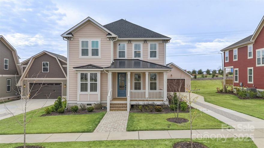 Move-In Ready! The Atticas Floor Plan at Riverwalk

Discover the beautifully designed Atticas — a 2,896 sqft home featuring 3 bedrooms, 2.5 bathrooms, a 2-car detached garage, and expansive living spaces filled with natural light. On the main level you’ll find a bright and open kitchen with large island, a formal dining room, a dedicated front-room that can serve as a home office or studio, and a generous family area flowing into outdoor living space. Upstairs, an upstairs “family gathering room” or loft area welcomes relaxation and flexibility — perfect for media, games or casual living. 
Located in the thriving Riverwalk community, this home comes with quick move-in capability — so you can settle in and enjoy the lifestyle now.

Enjoy all the amenities Riverwalk has to offer-miles of walking and biking trails, riverfront access with kayak/canoe launch, community pool and fitness center, the BMX track & Velodrome, lush greenspaces, and the vibrant River District with shops, dining & retail just steps away. 

Don’t miss this chance to own a home that combines stylish design, functional living, and access to one of Rock Hill’s most amenity-rich neighborhoods.