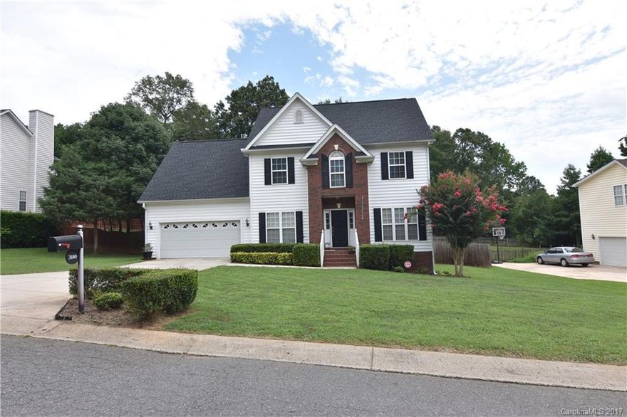 Great location & wonderful home. Spacious & roomy. Formal living & dining rooms. Great room w/ gas log fireplace opens to kitchen and breakfast room. Hardwood floors throughout main floor. Updated kitchen w/ granite countertops, tile backsplash, stainless steel appliances. All bedrooms up. Large master suite w/ updated master bath. Dual sinks, whirlpool tub, separate shower, & large walk in closet. Huge bonus room w/ lots of attic storage access. Great back yard that is fenced with a large deck.