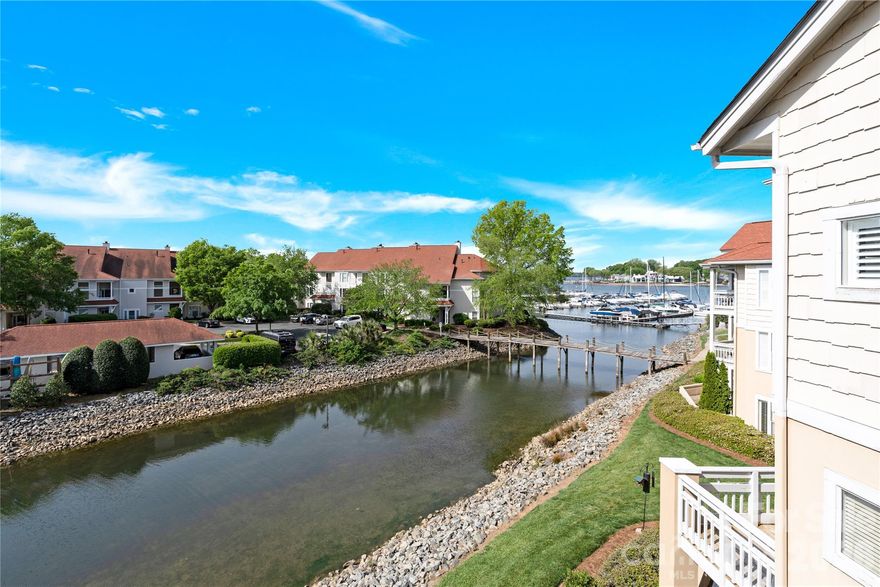 Welcome to this beautifully maintained 1,100 sq. ft. third-floor condo, offering the perfect blend of comfort, convenience, and lifestyle. This spacious 2-bedroom, 2-bathroom residence features vaulted ceilings that enhance the open, airy feel, along with walk-in closets in both bedrooms for ample storage.

The thoughtfully designed layout provides privacy, with each bedroom generously sized and strategically positioned on opposite sides of the unit. The kitchen is well-appointed with granite countertops, a full-size refrigerator, and an electric cooktop, making it both functional and stylish. A conveniently located washer/dryer closet sits just off the kitchen area for everyday ease. The dishwasher is only three years old, adding to the home’s overall value and efficiency.  Both bathrooms have tiled floors and showers, along with quartz countertops, offering a clean and modern finish.

The inviting living room with vaulted ceiing is highlighted by a beautiful new light fixture and a gas fireplace, creating a warm and welcoming space for relaxing evenings. Step outside to enjoy the covered deck accessible from both the primary bedroom and the living room.  This is the perfect place for unwinding and enjoying the surrounding atmosphere.

Parking is a breeze with assigned space #27, ideally located just outside the unit for added convenience.

This community offers an exceptional lifestyle with amenities including a pool, tennis and pickleball courts, and is just a short jaunt to the marina. Whether you're looking for a full-time residence or a weekend retreat, this property delivers.

RECENT ASSESSMENT HAS BEEN PAID IN FULL BY THE SELLERS, providing peace of mind for the next owner.

Make this your perfect getaway, and enjoy the ease of having Safe Harbor Marinas take care of your boat when you're away. Known for their premier marina management services, Safe Harbor offers convenient boat storage, maintenance, and concierge-level care—allowing you to fully enjoy the lake lifestyle without the day-to-day responsibilities of boat ownership. PLEASE NOTE, THE WALL SCONCES IN THE GREAT ROOM ARE NOT INCLUDED IN THE SALE AS THEY ARE BATTERY OPERATED AND ONLY HANGING ON THE WALL.