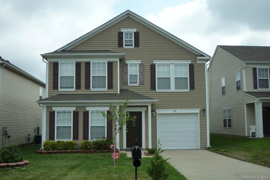 Very nice 4 bedroom home in Concord with a 1 car garage. It has an open loft. The kitchen appliances include the range; refrigerator; dishwasher and microwave. Many extras!