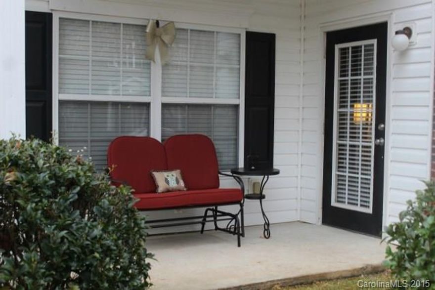 First floor condo available in desirable Mill Creek. Spacious kitchen with an eating bar. New carpets and vinyl flooring.  Gas fireplace. Both Bedrooms offer walk-in closets. Master bathroom features dual vanity, garden tub, and shower! Community features include walking trails and a pool!