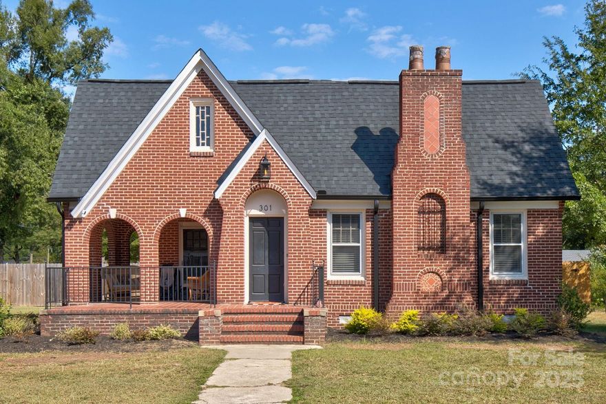 Step into history with this luxuriously renovated brick home in the heart of Kershaw’s newly designated Historic District! Built in 1936, this 3-bedroom, 2-bath residence showcases original refinished hardwood floors, a stunning gourmet kitchen with granite countertops, and stainless steel appliances that remain with the home.  Every major system has been updated – new roof, HVAC, plumbing, and electrical – offering peace of mind. Enjoy spacious living areas filled with natural light, stylish fixtures, and timeless details.  Set on nearly half-acre lot, the property boasts a privacy-fenced backyard, a brand-new 16x24 patio perfect for entertaining, and charming curb appeal. Located just minutes from downtown shops and dining, this move-in ready home is ideal for buyers seeking both luxury and charm .Don’t miss the opportunity to own this rare piece of Kershaw history with all the modern upgrades you’ve been dreaming of!