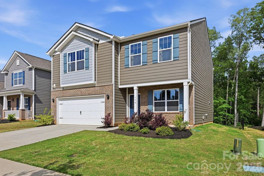 As new home in Calvin Creek with a fully fenced backyard. Listed at appraised value.  
The 3 bedroom home has recently been painted with new carpet to the stairs and upper floor. The large entry opens to a private office and leads you to the spacious kitchen, living and dining areas.
The kitchen features shaker cabinets, granite countertops and a large walk-in pantry.  A gas fireplace completes the living area.
The spacious primary suite on the second floor offers a large walk-in shower and tub along with a double vanity.  The walk-in closet is an added bonus.  The upper floor also includes two good sized bedrooms, a loft perfect for relaxing, laundry room and a full bathroom.
Fridge, washer and dryer convey with the sale.
The very large backyard adjoins the wooded HOA land creating more privacy.  The yard is an open canvas just waiting for you to create the perfect outdoor space suited to your lifestyle.
The community pool and cabana plus walking trails allow for plenty of outdoor activities.
This home is a fantastic find with all the right upgrades already in p