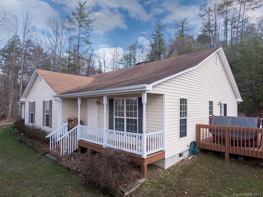 Enjoy sunset mountain views from your private deck & spa! Wood burning fireplace in den/family room; eat-in kitchen with island & stainless appliances; large master suite with walk-in closet, garden tub and tiled shower; spacious light filled living room; laundry room; large 2 car garage & extra storage shed; beautiful one level home!