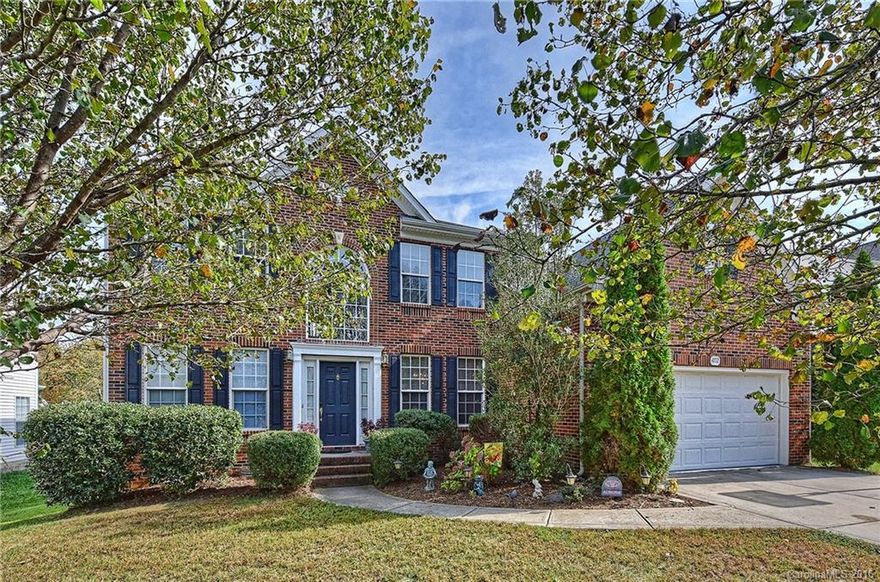 Great brick front home in desirable Keeneland, close to shopping, dining & hwys. Dual owner's suites, 1 up & 1 down, with private baths, formal living & dining rooms with decorative columns, 2 story great room with gas fireplace, open kitchen with black appliances, island, pantry & eat-in breatkfast, laundry on main, 3 spacious secondary bedrooms up, wood deck overlooking large fenced yard, & 2 car attached garage.