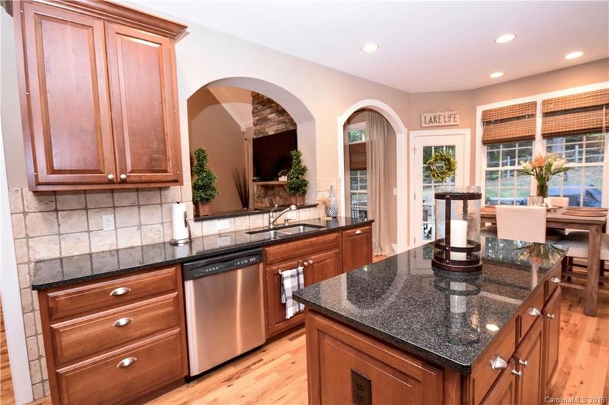 Meticulously maintained full brick two story home, it boasts a large 3 car garage(side load). Beautiful master on main with double tray ceiling. Private lot on over 1 acre. Custom home with extravagant trim levels. Over the top privately landscaped yard. Home includes a deeded boat slip (D11) in a quite cove. Neighborhood amenities include clubhouse, boat ramp, playground, tennis courts, pool, walking trails and more. Short commute to Charlotte as well as other shopping and eateries.