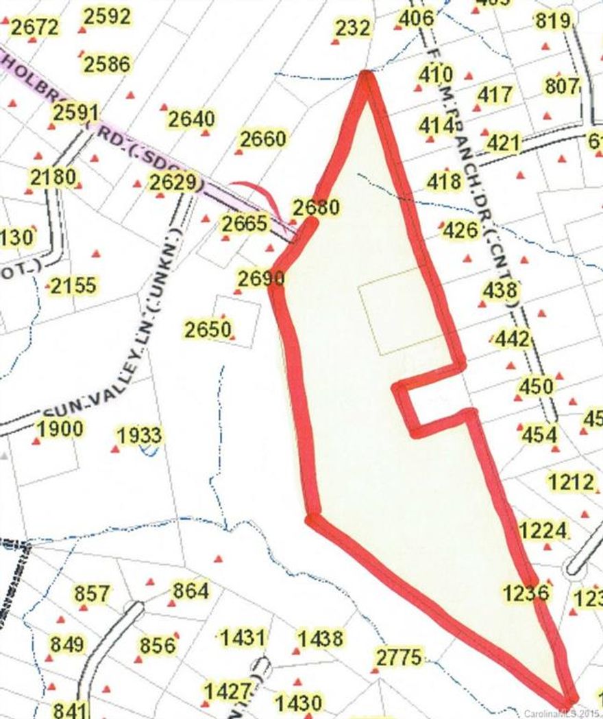 This could possible be your last opportunity to build multiply dream homes on 38, level, wooded and private acres in the Fort Mill area This listing includes a 35 acre tract 741-77 and a 3 acre parcel # 741-81. Per Zoning, Horses Permitted, Development Potential, Water & Sewer in area. Contact Zoning concerning specific needs or questions.
There are easements and some debris has been located on the property.