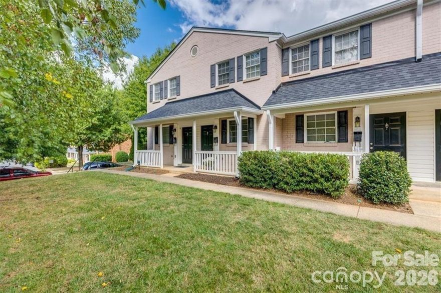 Welcome to 1224 Green Oaks Lane #B, a cozy two-story, full brick condominium tucked into the heart of Plaza Midwood—one of Charlotte’s most vibrant and walkable communities. The downstairs features an open and comfortable floor plan, allowing the living room and kitchen to flow seamlessly together. This layout makes the space feel larger while still maintaining a warm, inviting atmosphere. Whether you're hosting a few friends, enjoying a quiet evening at home, or working from the dining table, the open design offers flexibility and everyday functionality. Real hardwood floors add character and durability throughout the main level, and the kitchen is equipped with granite countertops, providing a practical workspace with a clean, updated look.
Just off the main living area, step outside to your private fenced-in back patio—a great extension of the living space. Perfect for grilling, relaxing after work, or giving your pup a secure outdoor area to enjoy. Upstairs, you’ll find two cozy bedrooms, each offering comfortable space and natural light. The layout provides privacy from the main living areas, making it ideal for roommates, guests, or a home office setup if needed. One of the highlights of this community is the beautiful green space out front, complete with a charming swinging bench. It’s a peaceful spot for morning coffee, walking the dogs, or simply enjoying the neighborhood setting. Located just minutes from Plaza Midwood’s popular restaurants, coffee shops, breweries, and parks, this home offers the perfect balance of comfort and convenience. Whether you’re a first-time buyer looking to get into a fantastic area or an investor seeking a highly rentable unit in one of Charlotte’s strongest neighborhoods, this is an opportunity you won’t want to miss.