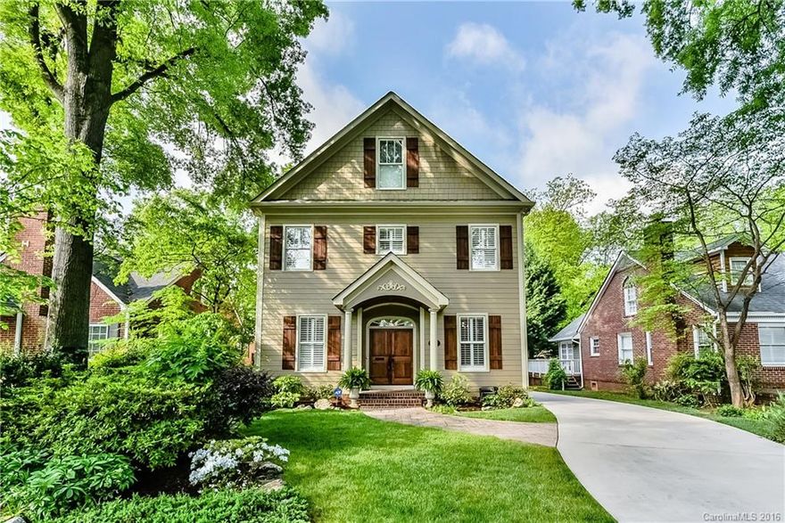 Gorgeous 4 bed 3.5 bath home built in 2007 on one of Chantilly’s best blocks! Open floorpan, tall ceilings, hardwood floors up and down, gourmet cook’s kitchen, huge master suite- all the features you love in newer construction! Two car garage with great storage/unfinished space above. Covered porch and large patio. A wonderful home at an incredible value minutes from Uptown and walking distance to some of Charlotte’s best restaurants & retail.