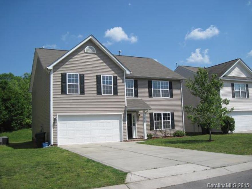 Spacious 4 bedroom home. Large rooms. All bedrooms 2nd floor. Laundry 2nd floor. Close to I-77.