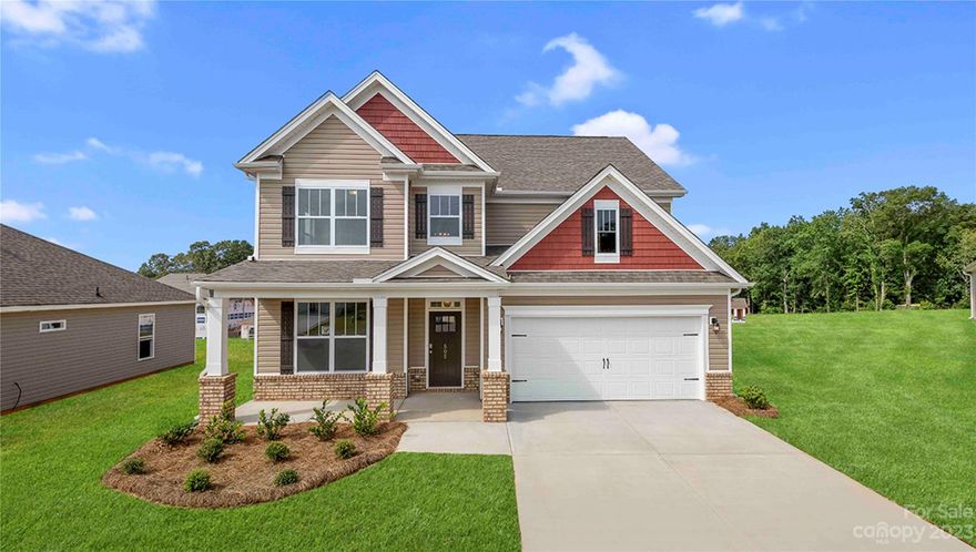 Just 3 miles away from DT Hendersonville the Windsor is a dream home featuring 4bd/3.5 ba + 2 car garage, w/ master bedrm on main level (17'5" X 13'1") & loft (14'4" X 13'4") w/ 2 bedrooms & bath plus a mini suite upstairs. The floor plan configuration includes a foyer, w/a formal dining room, & an open kitchen area w/ an island that serves as the center stage between the breakfast area & family room. The kitchen is equipped with SS gas range, microwave & dishwasher. Interior 9' ceilings are decorated by white crown molding & wainscoting in the foyer & dining area. The laminate wood floors expand seamlessly throughout the main floor including the master bedroom, and ceramic tile flooring is included in all bathrooms and laundry room. The upstairs features 3 bedrooms & 2 full baths with loft. Smart home system is included together w/ stainless steel Whirlpool appliances. The community includes a Clubhouse, Pool, Fitness Center, playground, & dog park.
FHA/VA and 1031 Exchanges Welcome!