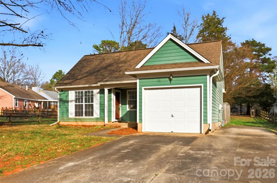 Welcome to 12615 Delman Lane in the established Danby community of Pineville. This single-story home offers 3 bedrooms, 2 bathrooms, and approximately 1,119 square feet of living space on a spacious lot of nearly a quarter acre. The home features a functional layout with comfortable living areas and a fireplace that creates a warm focal point for the main living space.

Located in a quiet neighborhood with no HOA, the property provides flexibility and space to enjoy outdoor living, gardening, or relaxing in the backyard. The convenient Pineville location places you just minutes from shopping, dining, and everyday conveniences, including the Carolina Place area and Ballantyne Bowl. With easy access to major roadways and nearby Charlotte, this location offers both accessibility and comfort.

Whether you're looking for a primary residence or an investment opportunity, this property offers a great combination of location, space, and potential.