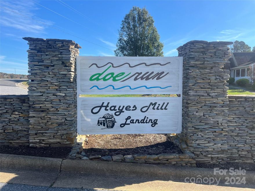 Beautiful neighborhood with larger and private lots. Build your dream home or vacation place.  Community boat ramp with no HOA dues.   Located just off Lake Rhodhiss and close to shopping / dining.  About 30 minutes to Blowing Rock and about an hour to Asheville.