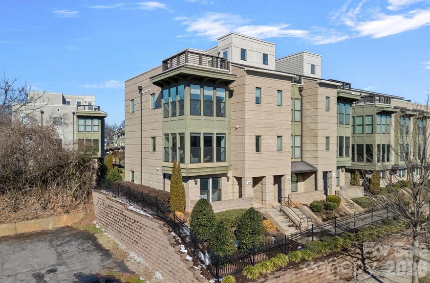 Gorgeous Wesley Heights gem in the coveted Uptown West Terraces!! This stunning end-unit townhome boasts a rooftop terrace with breathtaking skyline views – perfect for your morning coffee, evening cocktails or entertaining family and friends. The entry-level features a versatile bedroom or flex space ideal for a guest suite, home office or home gym, along with a full bath and access to the attached 2-car garage. The upper level (2nd floor) has an open-concept layout which seamlessly flows between the kitchen, dining and living areas. The kitchen offers stainless steel appliances, a center island with seating, beautiful cabinetry, quartz counters and pendent lighting. The primary suite, located on the third floor, enjoys beautiful skyline views and features a nicely sized walk-in closet and a lovely bath with dual sinks, attractive cabinetry, quartz counters and spacious walk-in shower. The second bedroom is comfortably sized and has an en-suite full bath for privacy. Wonderful natural lighting fills the home thanks to its end unit location and additional side windows in the living room and primary bedroom. Enjoy the unbeatable convenience with easy access to Uptown, the greenway trail, breweries and restaurants. A beautiful home and a must see!