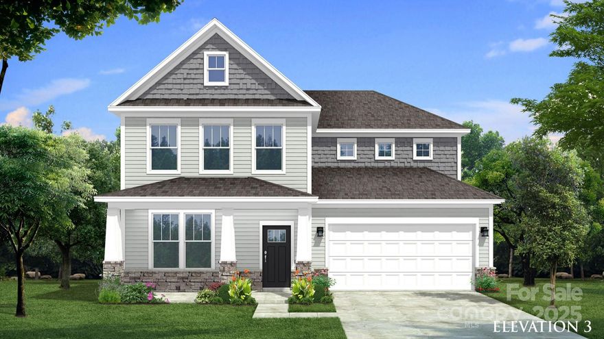 Welcome to Lakeside Glen & the Jordan BASEMENT plan! Spanning over 4,400 sq ft, this home features 5 bdrms, 4.5 baths, and is brimming with upgrades. The open-concept layout includes a front porch, LVP flooring on the main level, a stunning kitchen w/ stainless steel appliances, gas range, microwave, quartz c-tops, & a spacious island perfect for entertaining. The main floor is also home to a formal dining rm, a large family rm, & a home office. Take the oak-treaded stairs to discover a luxurious primary suite w/ tray ceiling, dual-sink vanity, and a spacious walk-in closet. Secondary bdrms are well-sized with walk-in closets & share access to a loft. A hall bath, a second-floor laundry room, & ample storage add convenience. The basement offers a bedroom, full bath, flex space plus unfinished storage. Enjoy the outdoors from the 12x10 deck or the expansive covered rear porch. This home is a perfect blend of comfort and sophistication! Est Completion June '25.