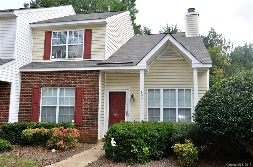 Great 2 Bedroom/2 Bath End Unit Townhome with Owner Suite on the Main.  Upstairs is a Large Loft and Bedroom with plenty of storage. Home features hardwood floors in the living area, brand new dishwasher, newer A/C with warranty and new carpet upstairs.